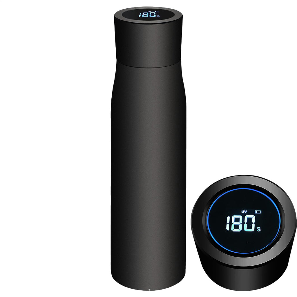 Smart UV-C Self-Purifying Water Bottle with LED Temperature Display