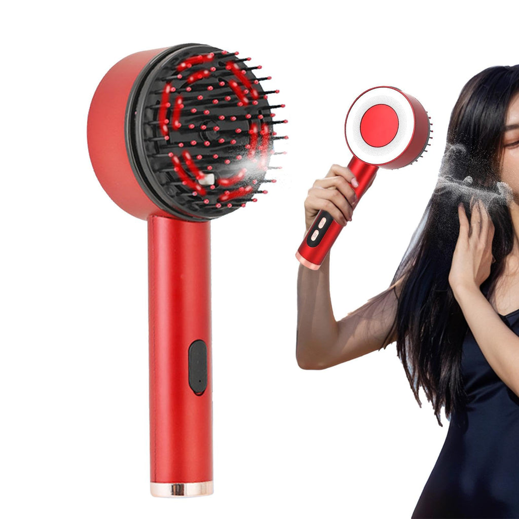 Electric Red-Light Therapy Hair Growth & Scalp Massager Brush