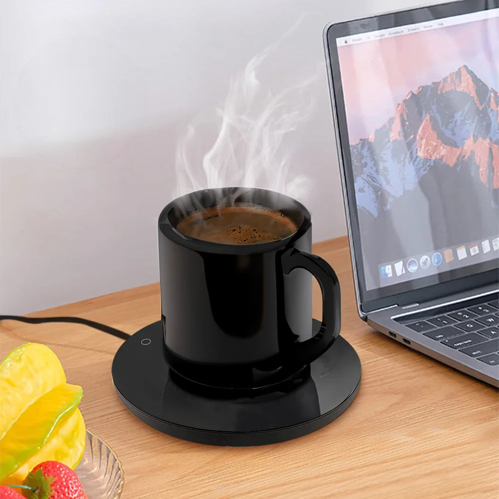 Smart Electric Mug Warmer – Touch Control & Auto Shut-Off