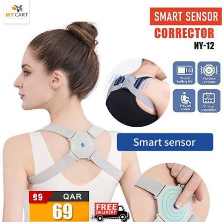 Smart Posture Corrector with Intelligent Vibration Sensor