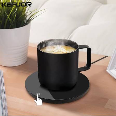 Smart Electric Mug Warmer – Touch Control & Auto Shut-Off